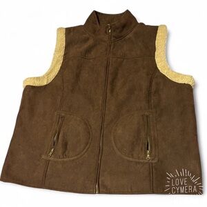 Tantrums Brown and Tan Women's Vest